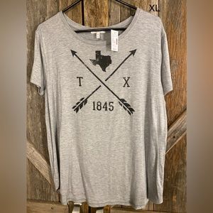 New with tag Maurice’s Texas Tee Shirt